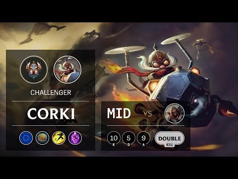 Corki Mid vs Zed - EUW Challenger Patch 9.16