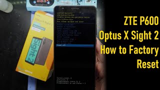 Optus X Sight 2 / ZTE P600 Factory Reset, Password Wipe