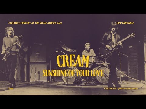 Cream’s Epic Farewell: “Sunshine of Your Love” Live in 1968 🎸🔥