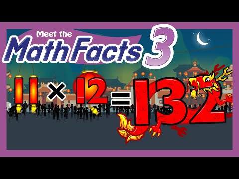 Meet the Math Facts Multiplication & Division - 11 x 12 = 132 | Preschool Prep Company