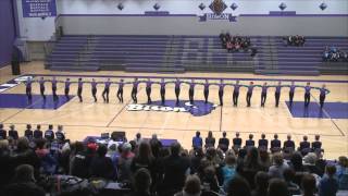 preview picture of video 'Rogers Varsity Dance Team - Buffalo Kick Meet 12-16-2013'