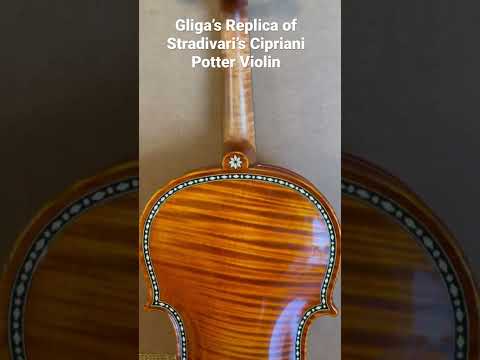 Gliga’s Replica of Stradivari’s Cipriani Potter Violin - A masterpiece of contemporary violin making