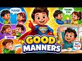 Good Manners For Kids Learn Kindness Respect Politeness Through Fun Animation Kids FunToon