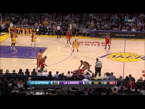 Lakers vs Clippers Highlights (25.01.2012)