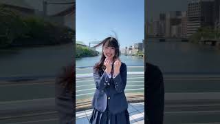 風強くて髪も一緒に踊ってます..⑥⑥#おすすめ#fyp#dance#japan#福岡 #06#jk #一重