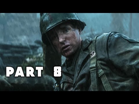 CALL OF DUTY WW2 Walkthrough Gameplay Part 8 - Mission 8 Hill 493 (CoD WW2 PC Gameplay)