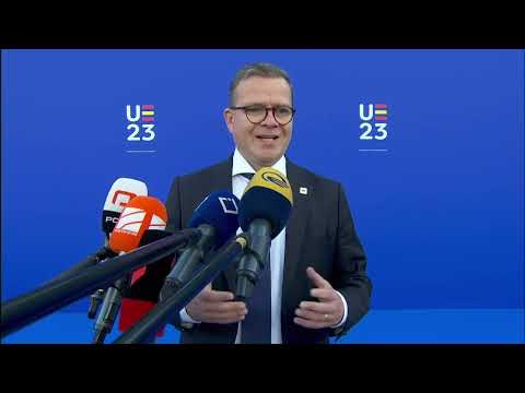 Prime Minister Petteri Orpo comments in the Granada EU Summit 6. October 2023