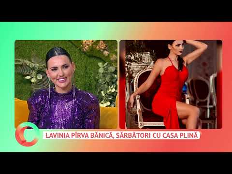 Lavinia Pîrva Bănică, sărbători cu casa plină