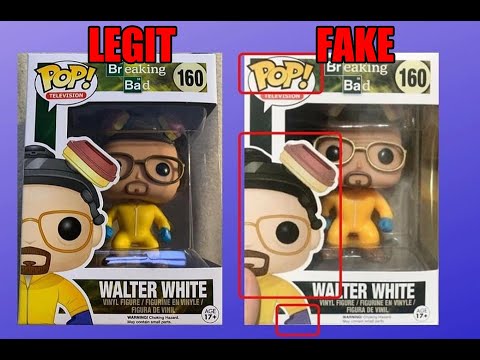 Funko Pop Legit Guide "Real Vs Fake": WALTER WHITE #160 – BREAKING BAD