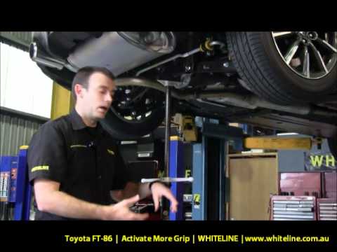 Subaru BRZ, Toyota FT86 Subframe lock out kit by Whiteline