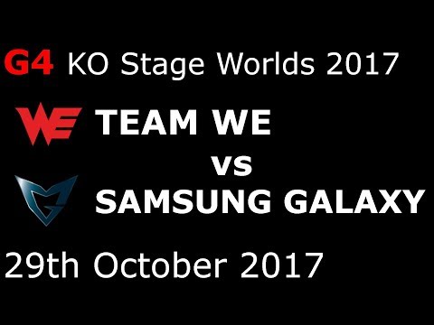 WE vs SSG Game 4 HIGHLIGHTS 2017 WORLDS SEMIFINALS
