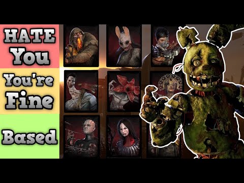Ranking How Much I HATE You Based Off Your DBD Killer Main