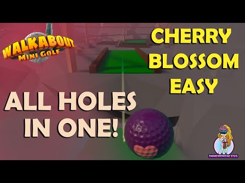 Walkabout Mini Golf All Holes In One - Cherry Blossom Easy