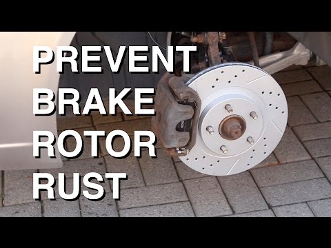 Prevent brake rotors from rusting