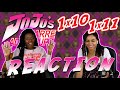 Jojo S Bizarre Adventure 1x10 1x11 REACTION