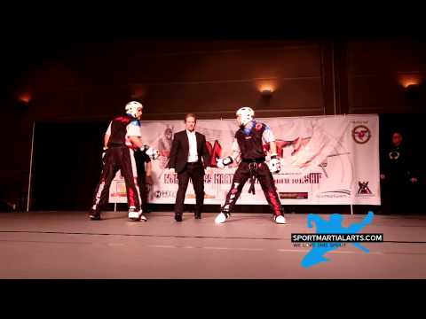 Jack Felton v Robbie Lavoie - Men's Sparring Grand Championship - 2014 Compete Nationals