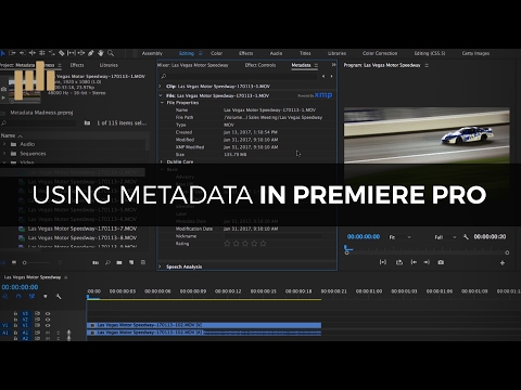The Power of Metadata in Premiere Pro