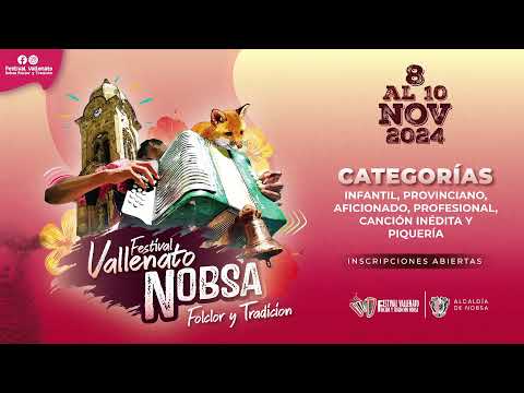 Lanzamiento 57 Festival de la Leyenda Vallenata en Nobsa (Boyacá)