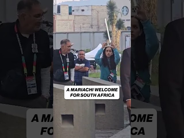Mexico City welcomed South Africa in style ahead of their FIFA World Cup opener 🇲🇽🇿🇦