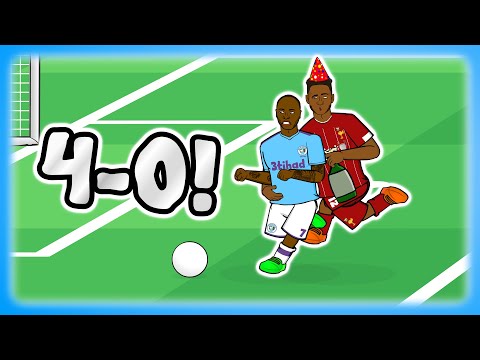 🍾MAN CITY THRASH LIVERPOOL!🍾 4-0 (Parody Goals and Drunk Highlights 2020)