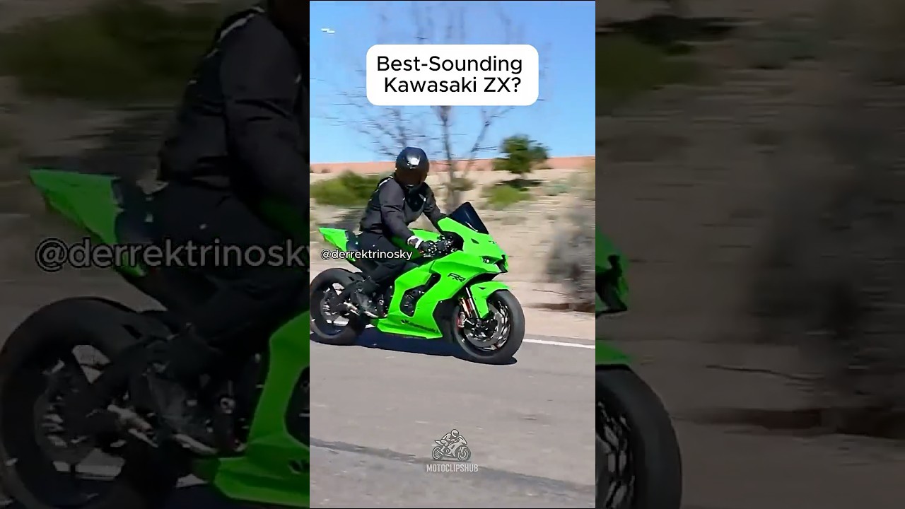 Best Sounding Kawasaki ZX-R? 🏍️🔊🔥| #kawasaki #zx10r #zx6r #zx4r #zx25r #sound #exhaust