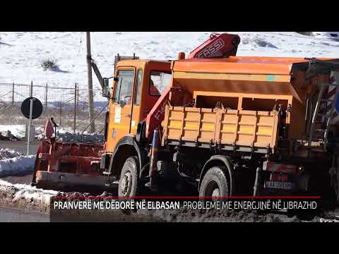 PRANVERË ME DËBORË NË ELBASAN