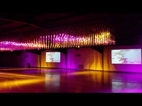 Demo video: LED  pixel tubes projectors and speakers install by JRO Solutions.