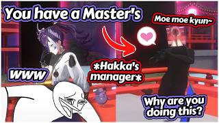 Hakka Can't Believe Smart College Grad Tokimane is Doing This in 3D [Holostars EN]