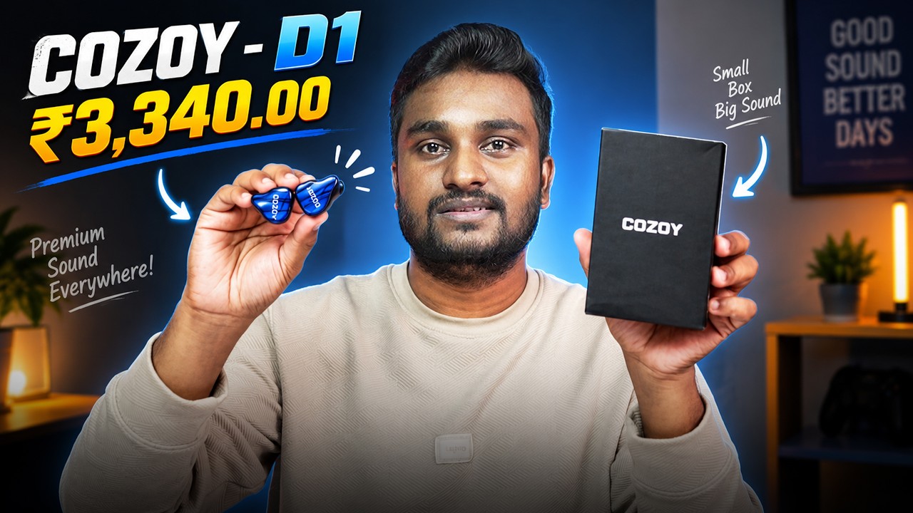 COZOY D1 IEM 🎧 Best Budget IEM? Full Review Tamil🔥!
