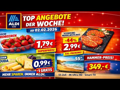 ❗ALDI SÜD SCHOCKT PREISE❗ Prospekt ab 02.02.2026 | Top Angebote 🔥