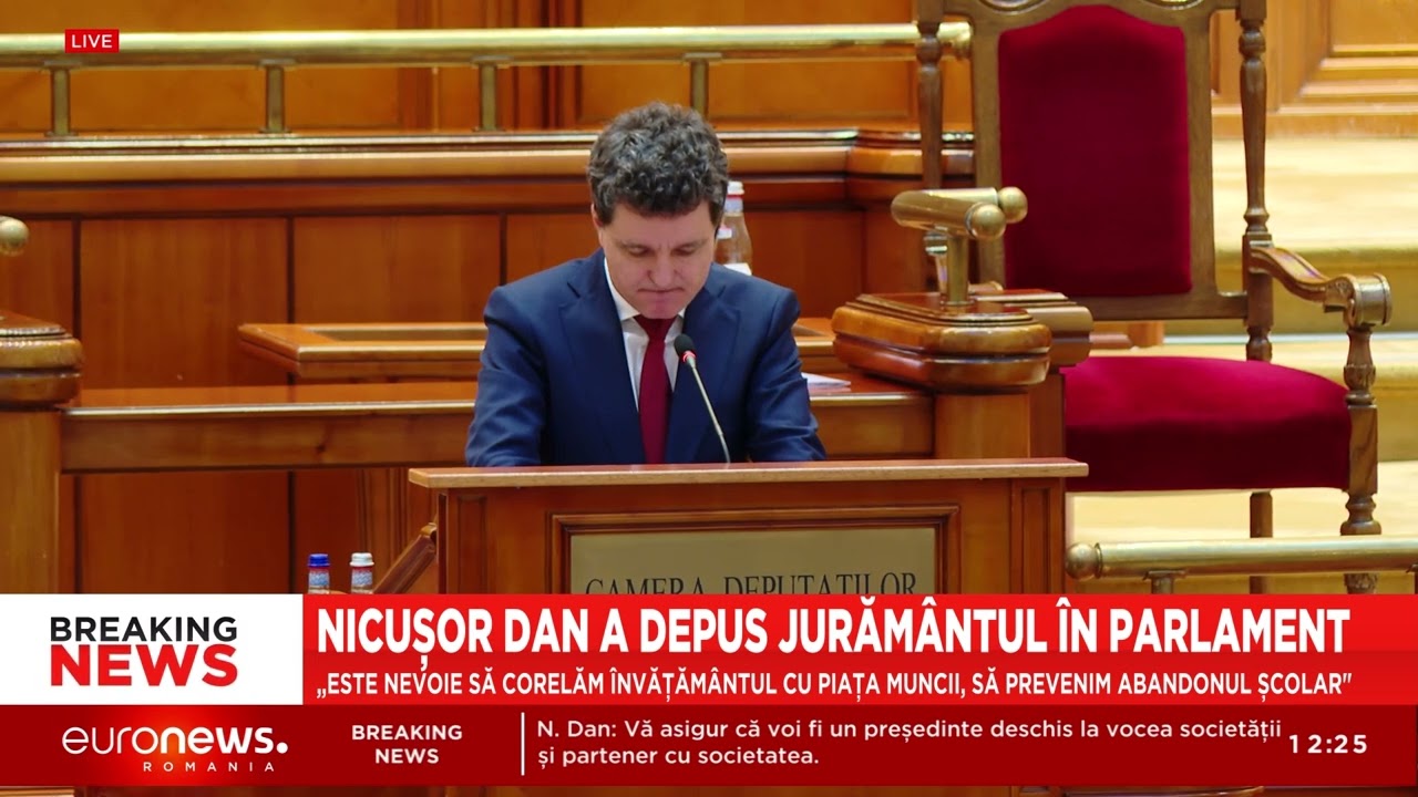 Nicușor Dan, primul discurs ca președinte al României: „Voi fi deschis la vocea societății”