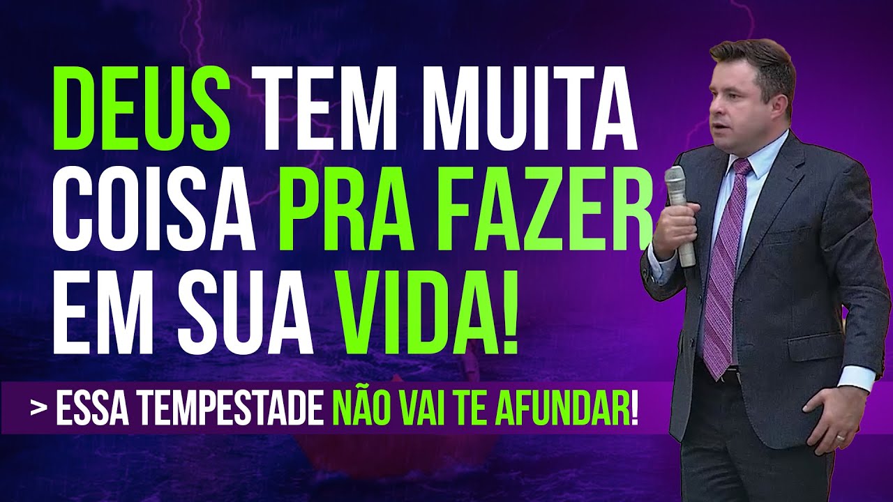 DEUS TEM MUITA COISA PRA FAZER EM SUA VIDA - A TEMPESTADE NÃO VAI TE AFUNDAR | BISPO MARCIO CAROTTI