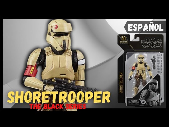 Vídeo relacionado con Star Wars The Black Series, Shoretrooper, Casco electrónico Premium para Adultos