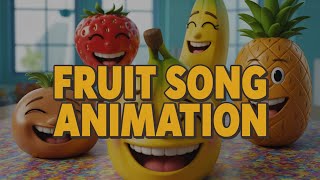 Fruits Song for Children | Fun English Learning Nursery Rhymes about Apples Bananas Grapes and More