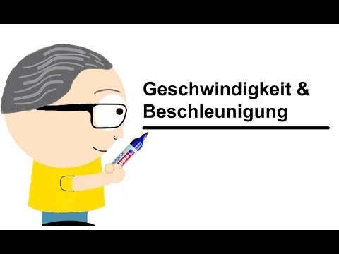Zusammenhang Geschwindigkeit und Beschleunigung - Mathe mit Mathe Mike