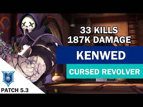 33 Kills 187K Damage Kenwed Androxus Paladins Competitive (Diamond) CURSED REVOLVER
