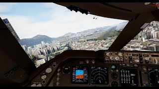Cathay Pacific Boeing 747-400 Kai Tak Approach And Landing with friend [VATSIM] | Prepar3D v5