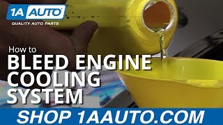 How to Properly Bleed Engine Cooling System by yourself