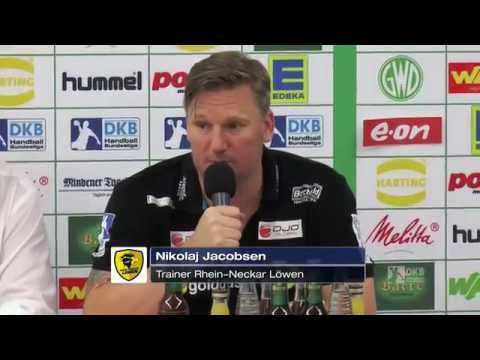 Pressekonferenz nach dem Sieg bei GWD Minden