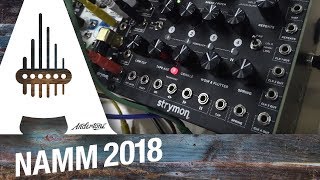 Video thumbnail for Strymon - Magneto Tape Echo & Looper Eurorack Module - NAMM 2018 by Andertons Music Tech Dept.