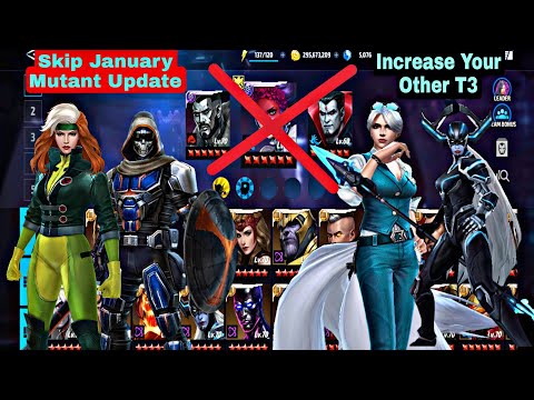 Skip January Mutant Update & Increase Your Other T3 - Marvel Future Fight
