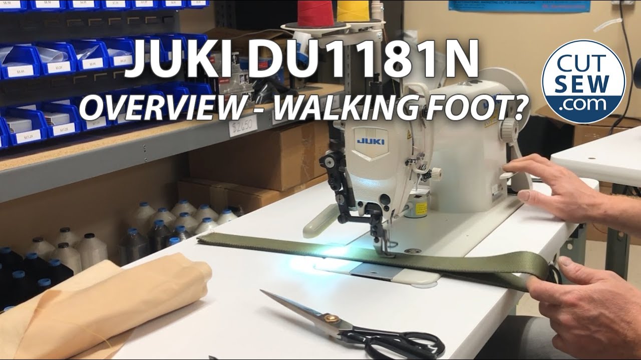 Juki DU 1181N Overview - Real Walking Foot Machine