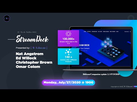 AV TECH TALKS: 05 - HOW TO USE THE STREAMDECK WITH COMPANION (ONLINE TRAINING)