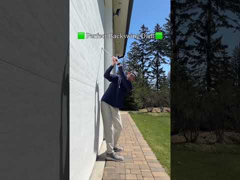 Perfect your backswing with a simple drill! ✅ A common mistake I see from amateur golfers is