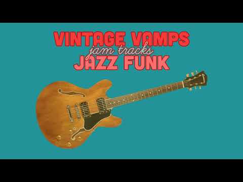 Jazz Funk Guitar Backing Track - Vintage Vamps - C Minor Dorian - Magic Man