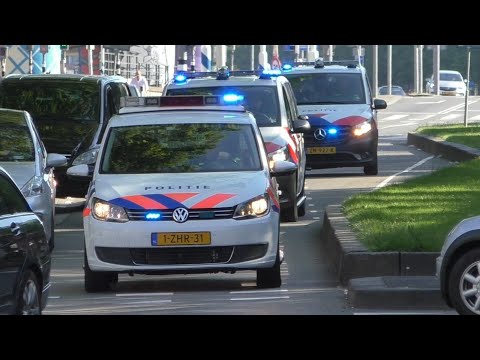 Koninklijke Marechaussee en Politie met spoed in Rotterdam