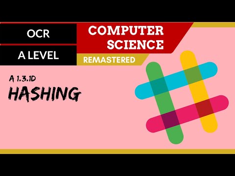 49. OCR A Level (H446) SLR9 - 1.3 Hashing