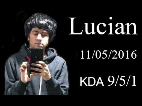 Hi im Gosu Lucian AD ft Zyra vs Caitlyn ft Braum - Full Stream 11/05/2016 KDA 9/5/1 - #53