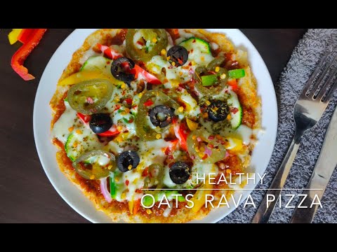 Healthy oats rava pizza Recipe | Oats pizza recipe | Healthy pizza Recipe | Best Bites