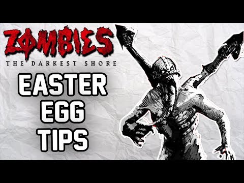 THE DARKEST SHORE EASTER EGG TIPS! (WWII Zombies)